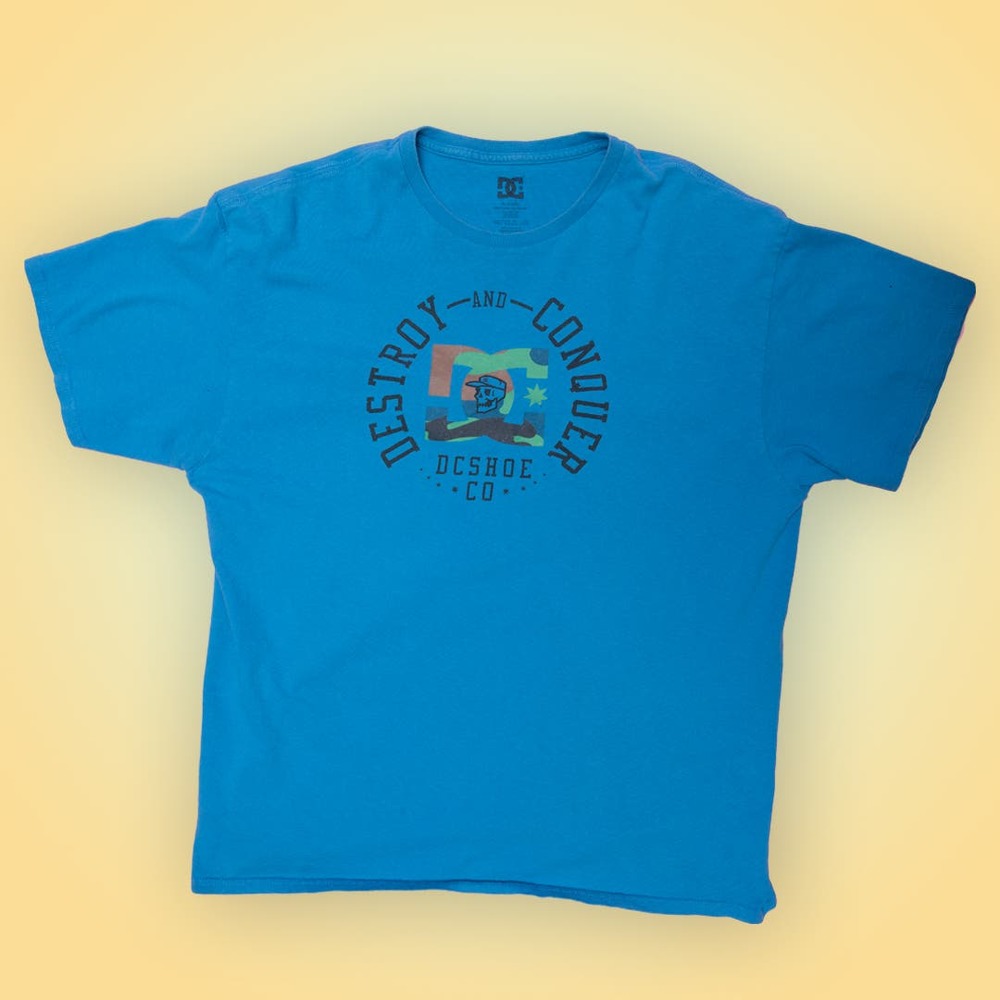 DC Shoe Blue XL T-Shirt